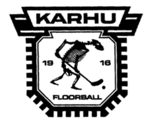 KARHU 1916 FLOORBALL Logo (EUIPO, 21.05.2002)