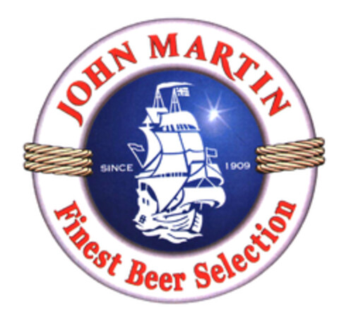 JOHN MARTIN Finest Beer Selection SINCE 1909 Logo (EUIPO, 11.11.2003)