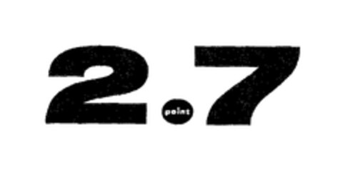 2 point 7 Logo (EUIPO, 21.12.2004)