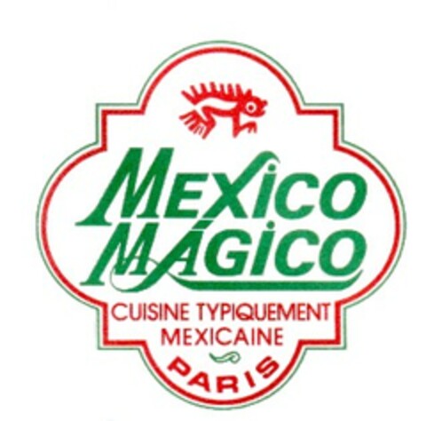 MEXICO MÁGICO CUISINE TYPIQUEMENT MEXICAINE PARIS Logo (EUIPO, 01/30/2006)