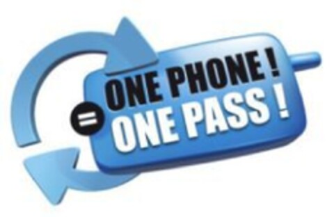 ONE PHONE ! ONE PASS ! Logo (EUIPO, 29.10.2010)