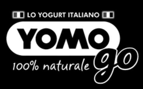 YOMO go 100% naturale LO YOGURT ITALIANO Logo (EUIPO, 10.01.2013)