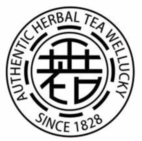 AUTHENTIC HERBAL TEA WELLUCKY SINCE 1828 Logo (EUIPO, 09/16/2014)