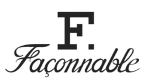 F. FACONNABLE Logo (EUIPO, 12/19/2014)