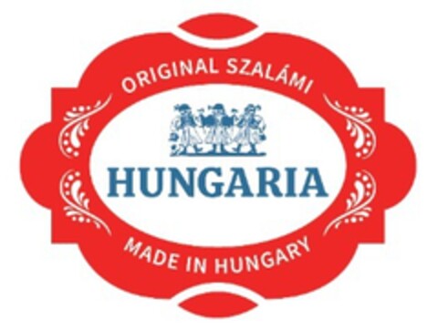 Original szalámi Hungaria made in Hungary Logo (EUIPO, 12/10/2020)