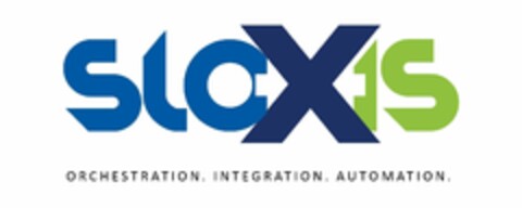 sloXis ORCHESTRATION. INTEGRATION. AUTOMATION. Logo (EUIPO, 26.01.2022)