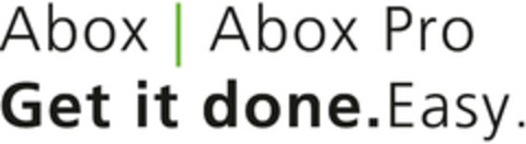 Abox | Abox Pro Get it done. Easy. Logo (EUIPO, 26.05.2023)