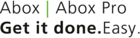 Abox | Abox Pro Get it done. Easy. Logo (EUIPO, 05/26/2023)