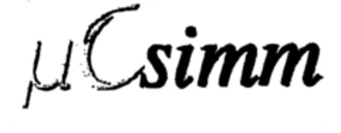 µCsimm Logo (EUIPO, 31.10.2000)