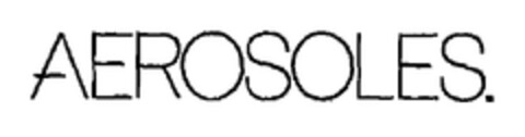 AEROSOLES. Logo (EUIPO, 18.04.2001)