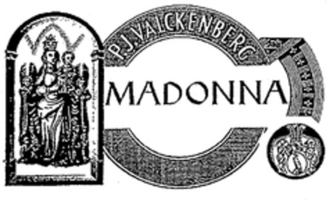 MADONNA P.J. VALCKENBERG Logo (EUIPO, 20.04.2001)