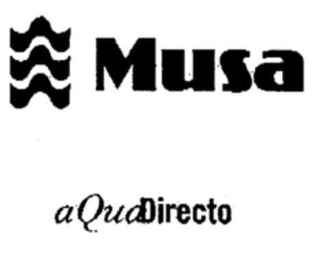 Musa aQuaDirecto Logo (EUIPO, 19.10.2001)
