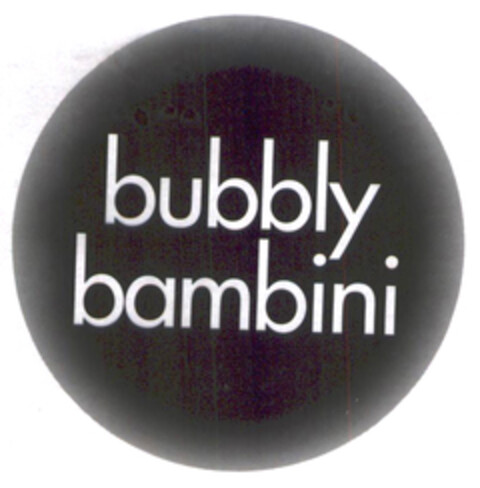 bubbly bambini Logo (EUIPO, 01/26/2004)