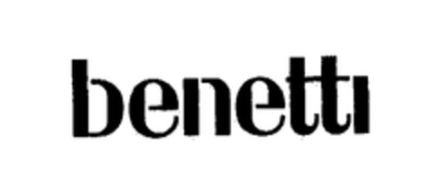 benetti Logo (EUIPO, 29.01.2004)