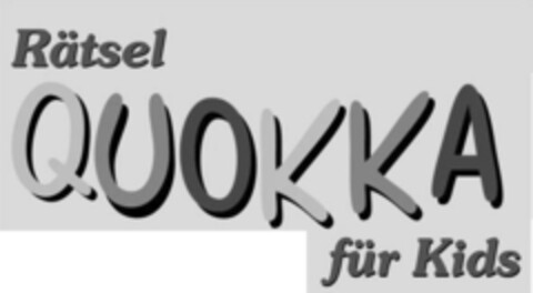 Rätsel QUOKKA für Kids Logo (EUIPO, 29.04.2004)
