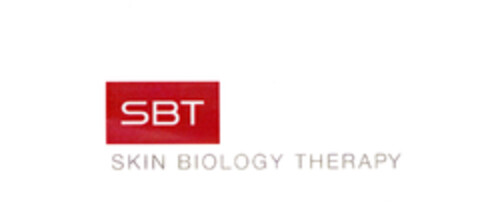 SBT SKIN BIOLOGY THERAPY Logo (EUIPO, 27.09.2004)