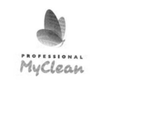 PROFESSIONAL MyClean Logo (EUIPO, 05/04/2006)