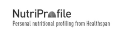NutriProfile Personal nutritional profiling from Healthspan Logo (EUIPO, 12.09.2007)