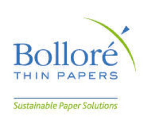 BOLLORE THIN PAPERS SUSTAINABLE PAPER SOLUTIONS Logo (EUIPO, 07.01.2010)