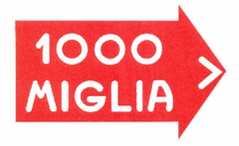 1000 MIGLIA Logo (EUIPO, 23.11.2010)