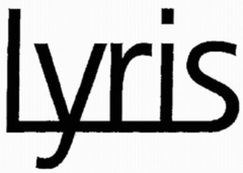 Lyris Logo (EUIPO, 11/24/2011)