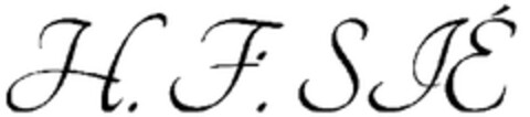 H.F.SIÉ Logo (EUIPO, 07/15/2013)