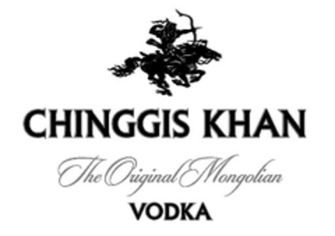 CHINGGIS KHAN The Original Mongolian Vodka Logo (EUIPO, 03.02.2014)