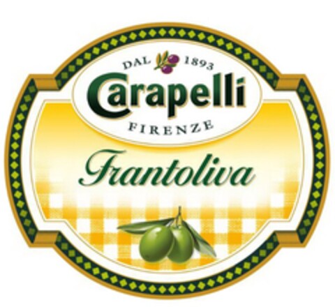 DAL 1893 CARAPELLI FIRENZE FRANTOLIVA Logo (EUIPO, 10/17/2014)