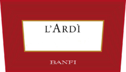 L'ARDÌ BANFI Logo (EUIPO, 05.08.2016)