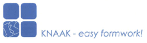 KNAAK - easy formwork! Logo (EUIPO, 09/12/2016)