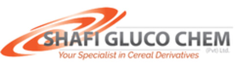 SHAFI GLUCO CHEM Your Specialist in Cereal Derivatives (Pvt) Ltd. Logo (EUIPO, 04/01/2019)