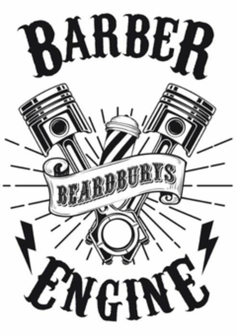BEARDBURYS BARBER ENGINE Logo (EUIPO, 20.09.2019)