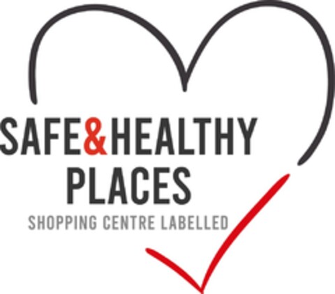 SAFE & HEALTHY PLACES SHOPPING CENTRE LABELLED Logo (EUIPO, 02.06.2020)