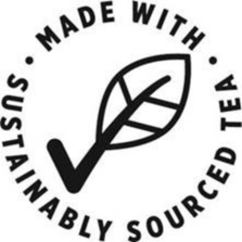 MADE WITH SUSTAINABLY SOURCED TEA Logo (EUIPO, 09.11.2020)