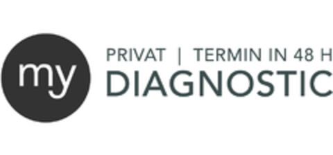 my DIAGNOSTIC Privat Termin in 48H Logo (EUIPO, 17.06.2021)