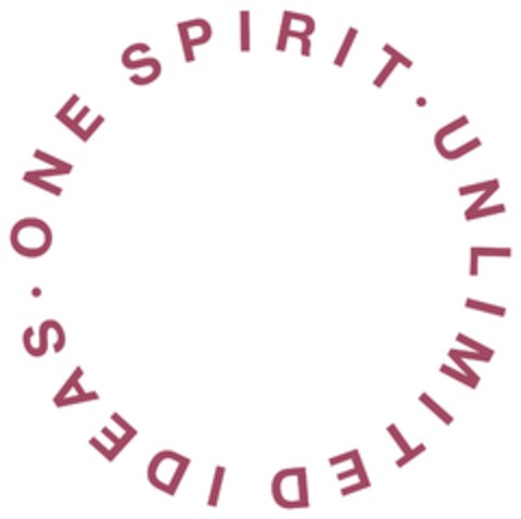 ONE SPIRIT. UNLIMITED IDEAS. Logo (EUIPO, 30.11.2022)