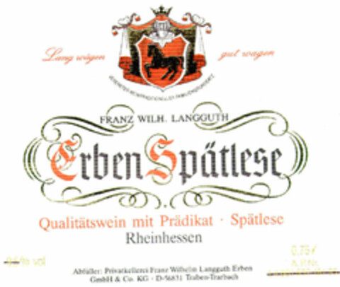 Erben Spätlese Logo (EUIPO, 01.04.1996)