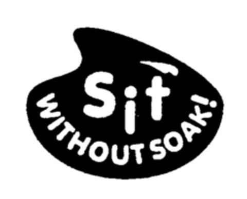 SIT WITHOUT SOAK! Logo (EUIPO, 04/01/1996)