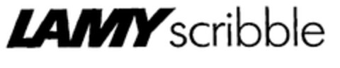 LAMY scribble Logo (EUIPO, 26.01.2000)