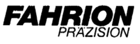 FAHRION PRÄZISION Logo (EUIPO, 05.10.2000)