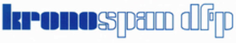 kronospan dfp Logo (EUIPO, 30.10.2000)