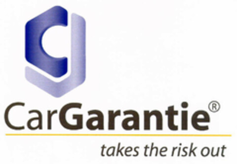 CarGarantie takes the risk out Logo (EUIPO, 09/02/2002)