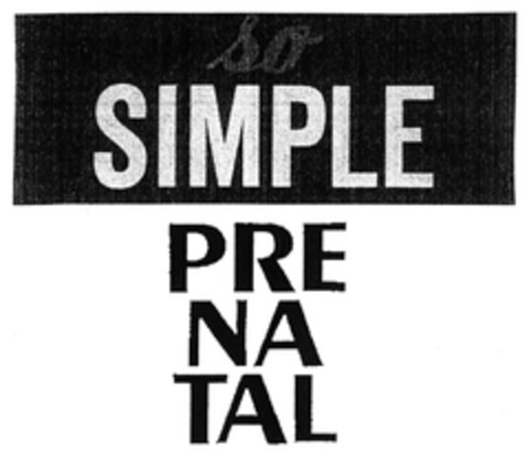 so SIMPLE PRÉNATAL Logo (EUIPO, 02/24/2004)