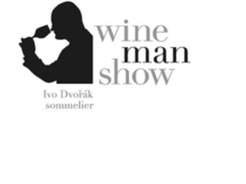 wine man show Ivo Dvořák sommelier Logo (EUIPO, 06/20/2007)