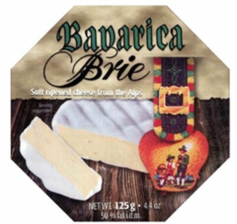 Bavarica Brie Soft ripened cheese from the Alps Logo (EUIPO, 11/12/2008)