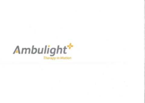 Ambulight Therapy In Motion Logo (EUIPO, 09/16/2009)