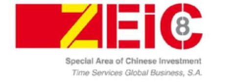 ZEIC 8 Special Area of Chinese Investment Time Services Global Business, S.A. Logo (EUIPO, 11/12/2009)