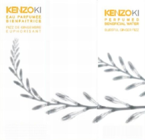 KENZOKI Eau Parfumée Bienfaitrice FIZZ DE GINGEMBRE EUPHORISANT
KENZOKI Perfumed Beneficial Water BLISSFUL GINGER FIZZ Logo (EUIPO, 21.12.2009)