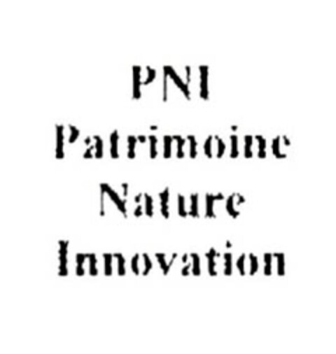 PNI Patrimoine Nature Innovation Logo (EUIPO, 19.01.2011)