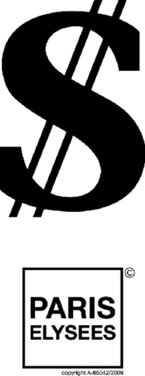 $ PARIS ELYSEES Logo (EUIPO, 05.04.2011)